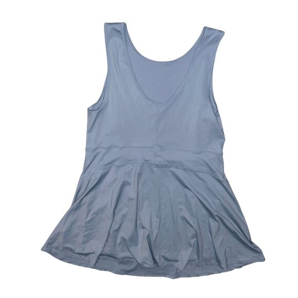 Halara Backless 2-in-1 Pocket Mini Flare Golf Active Dress Sz 2XL Womens Blue Mi - Picture 6 of 11